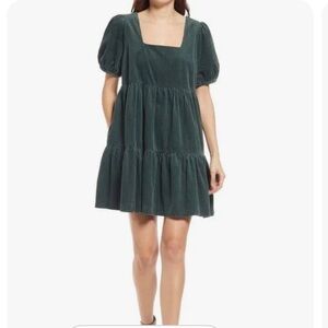 Madewell Tiered Corduroy Dress